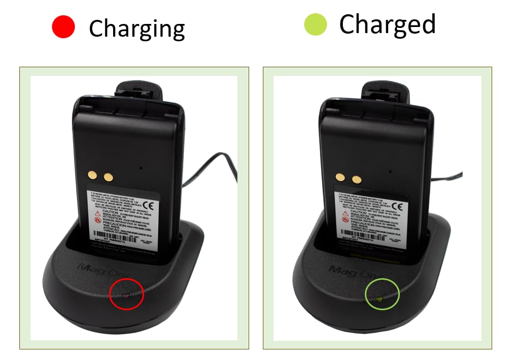 Commountain 6-Unit Rapid Charger For Motorola BPR40 Radios - Compatible With PMNN4071/4075 Batteries