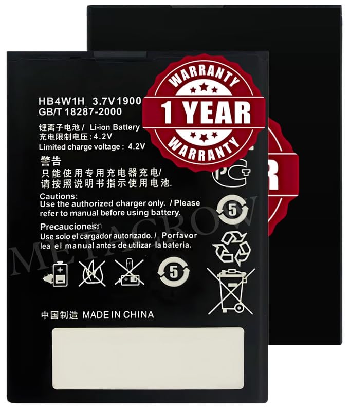 Image of Original HB4W1 | HB4W1H Battery for Huawei Ascend C8813 C8813D G510 G520 G525 H867G T8951 U8685 U8686 U8951 U8951D W2 Y210 Y210C Y210D | Prism II | Inspira H867G - (1750mAh) - 1 Year Warranty JK1