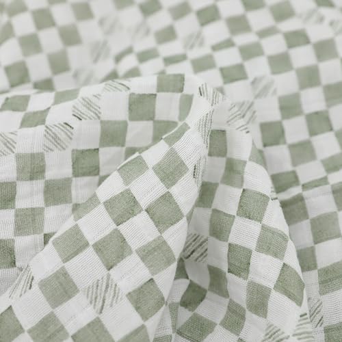 Image of Little Unicorn 100% Certified Natural Organic Cotton Muslin Swaddle Blanket 2 Pack | Giftable Set of 2 swaddles (Little Dino)