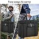 OURHZTB Tragetasche kompatibel mit tragbarem ECOFLOW Delta 3 Plus, Reisetasche für Außenaufbewahrung, kompatibel mit Solargenerator ECOFLOW Delta 2 und, sc schwarz