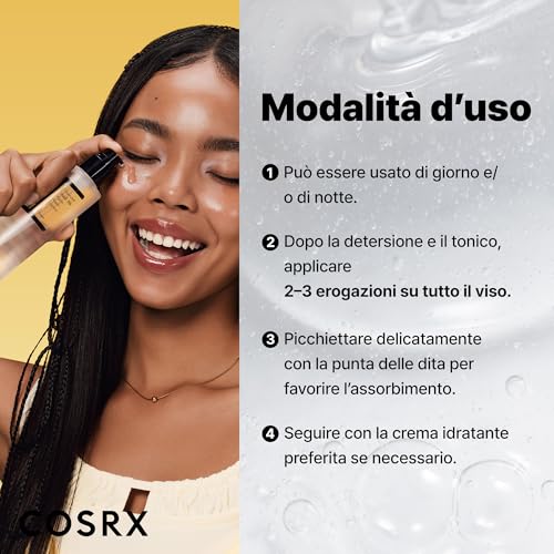COSRX Essenza di bava di lumaca 96 100ml, 96,3% di filtro di secrezione di lumaca, ringiovanisce la pelle da secchezza e invecchiamento, assorbe rapidamente nella pelle, Ipoallergenico - 6