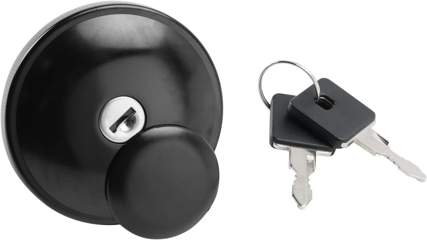 Areyourshop Fuel Filler Gas Cover Vented Gas Cap with Keys for Harley SOFTAIL DELUXE FLSTN 1JD5 2007-2015, DYNA STREET BOB FXDB 1GX4 2007-2017, DYNA FAT BOB FXDF 1GY4 2008-2017
