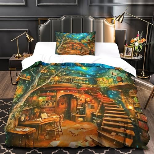 Housse de couette zippée pour empêcher la couette de glisser du lit