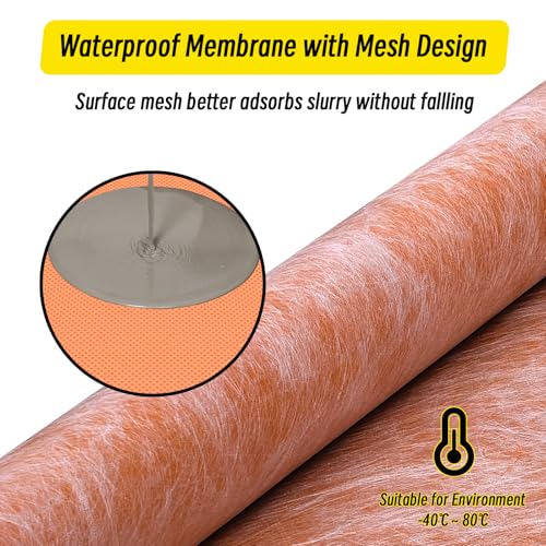 Waterproofing Membrane 3.3x98.5ft, 325 Sq Ft for Shower, Sauna & Wet Areas by Kingtran - Used condition - Image 6