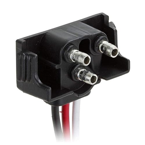 Miniatura 7 de 10 x 3 cables enchufe de luz de remolque de camión Moldeado 3 clavijas arnés de coleta para parada de giro cola sellada redonda ovalada luz freno