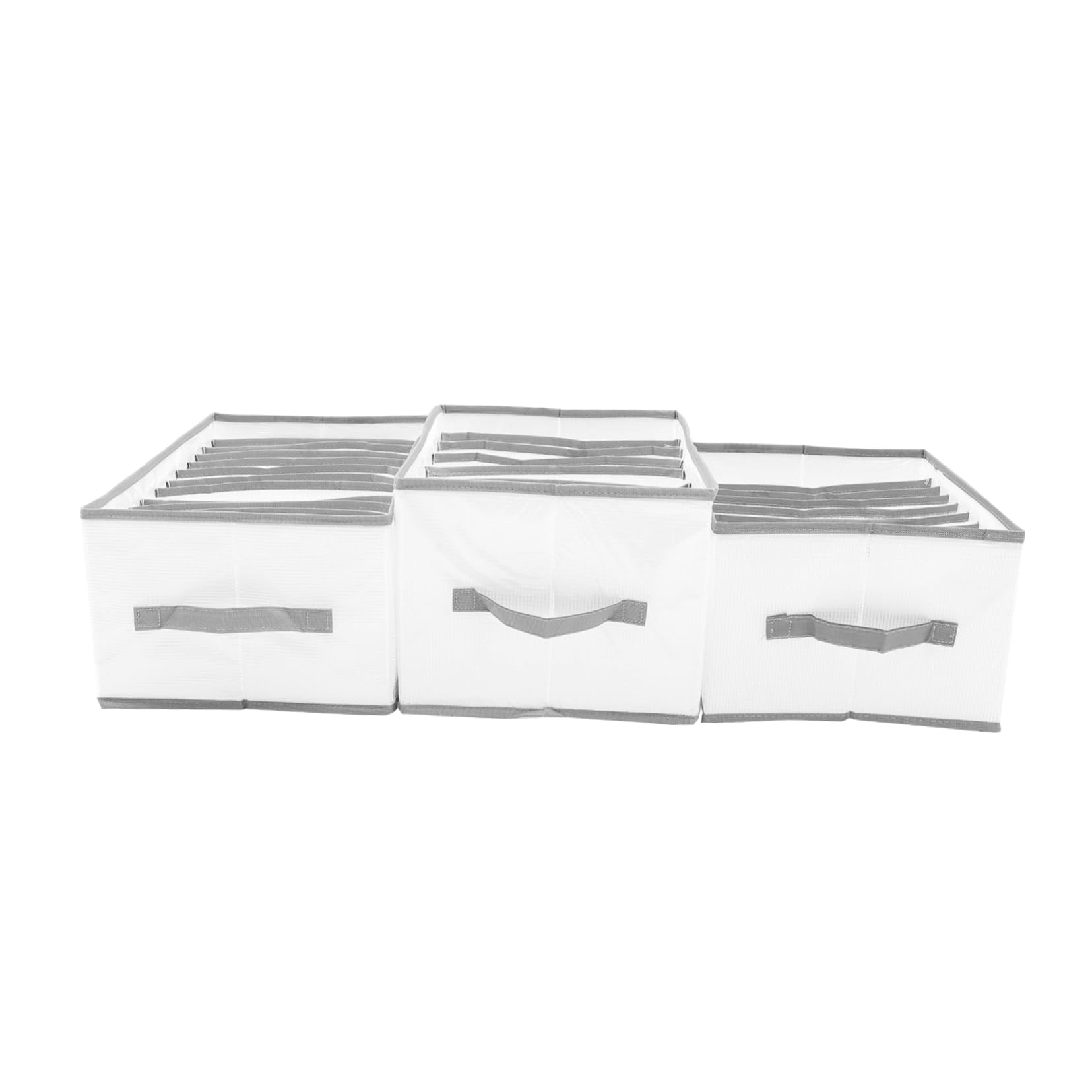 3pezzi Organizer Vestiti Scomparti Contenitore Pieghevole Per Armadio Scatola Per Riporre Abiti e Oggetti in Casa e Camera Da Letto Resistente e Lavabile