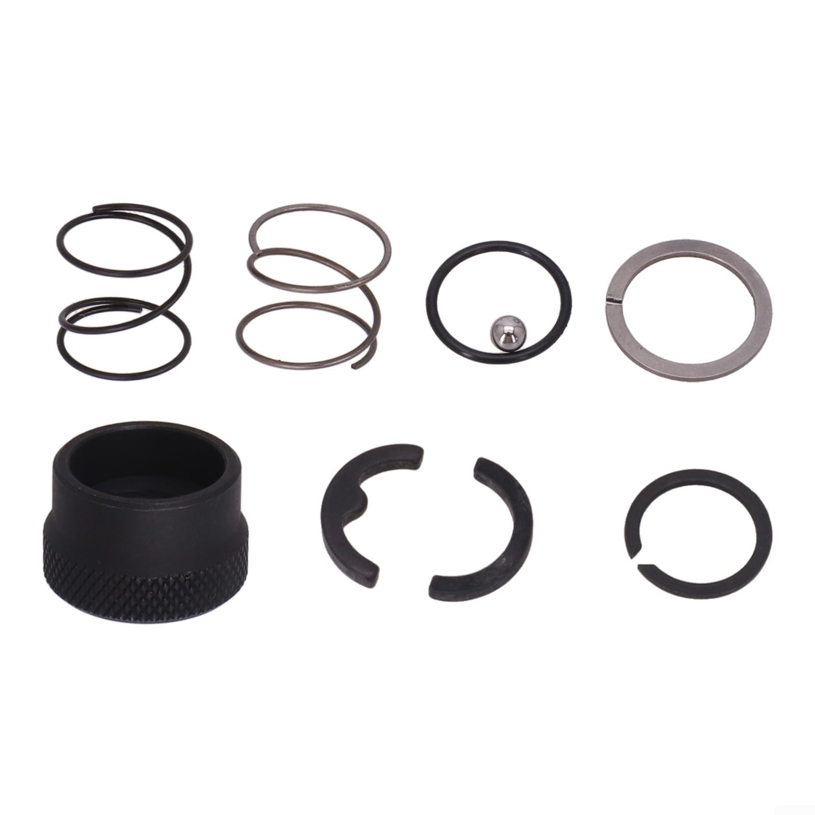 Nwtdhh Replacement Collar Spring Steel Ball Kit For Dewalt Dcf850 Dcf850b Cordless Impact Driver Chuck Clip Compatible Part N864734