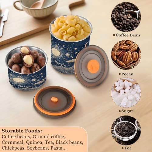 Contenedor de Café Hermético de Acero Inoxidable 17oz miniatura 5