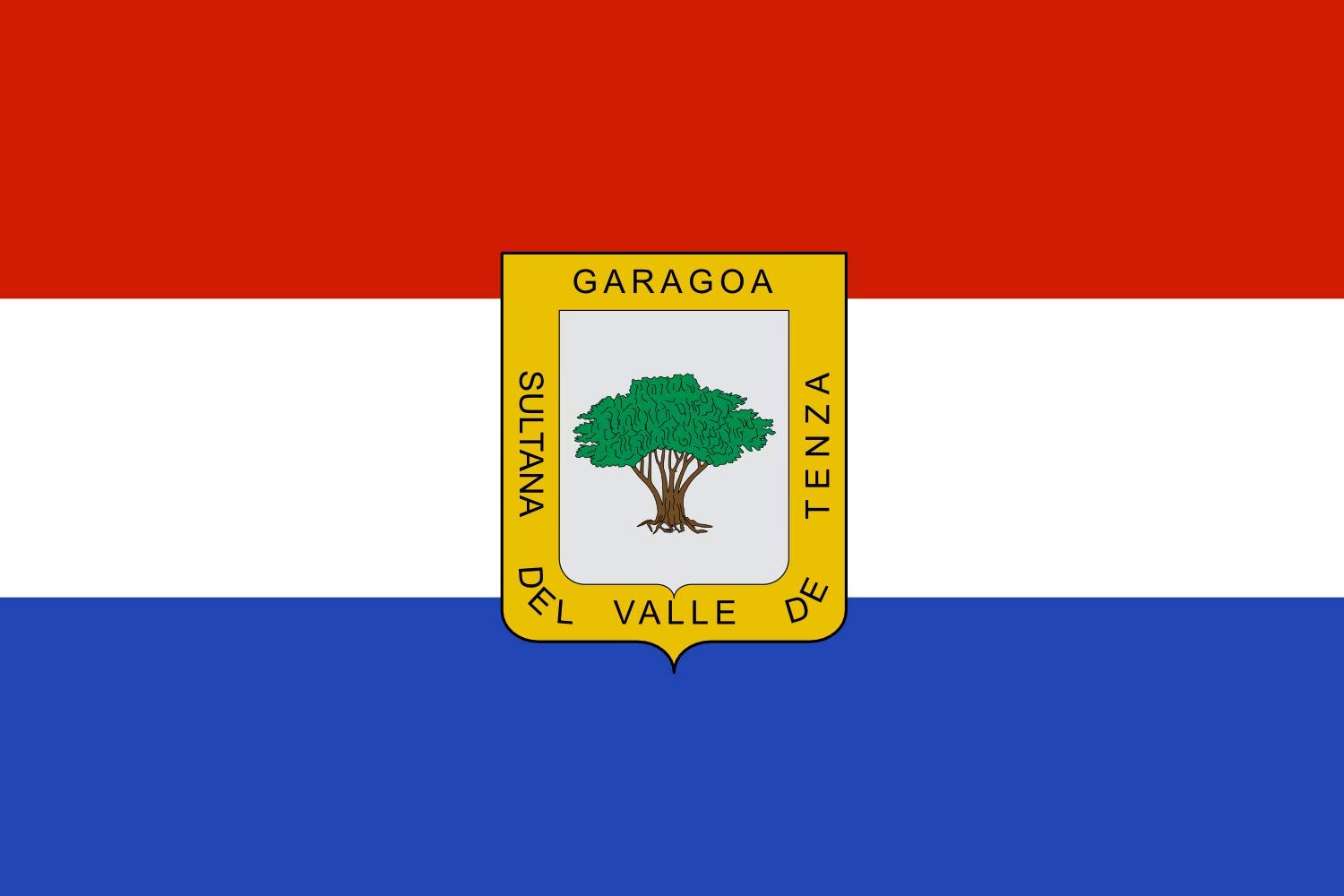 Drapeau XL Garagoa pour pavoiser votre jardin et célébrer la culture de Colombie