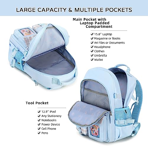 Hey Yoo Cute Backpack for School Backpack for Girls Backpack with Lunch Box Bookbag Set Kids Backpacks for Teen Girls4