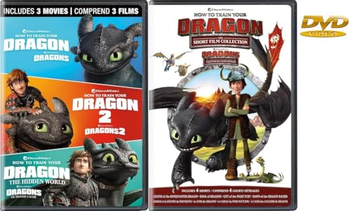 Image of How to Train Your Dragon : 3 Movies + 4 Short Films Collection (2 -DVD Pack)