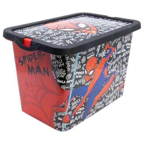 Stor Boîte de rangement Spiderman avec fermeture à clic de 7 litres