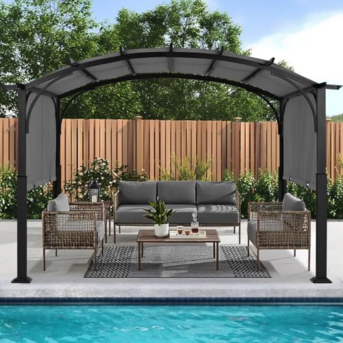 ABCCANOPY Arched Pergola 10×10