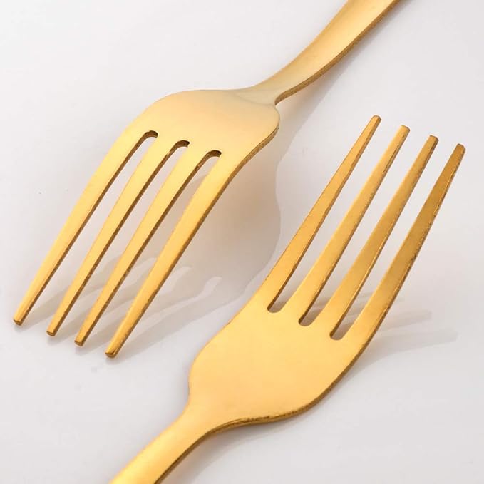 Set Cuchillos y Tenedores 24 Piezas Acero Inoxidable miniatura 5