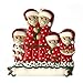 Produktbild MAYUN 1 × Weihnachtsbaumschmuck, Weihnachtsschmuck, Maske, Schneemann, Anhänger für Heiligabend, Baumschmuck, Heimdekoration, Partydekoration, Weihnachtsgeschenk (Farbe wie abgebildet).