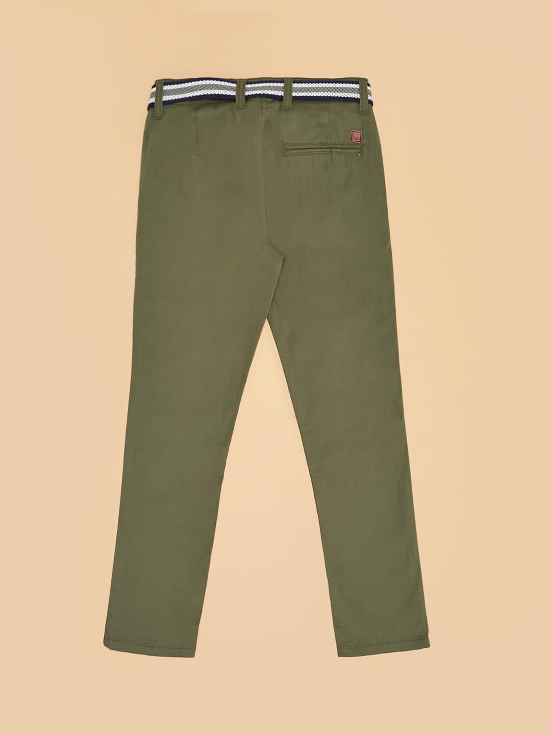 Pantaloons Junior Boy's Olive Trousers,Deep Olive,11-12 YRS 2