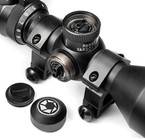 BARSKA 3-9x42 IR Contour Riflescope, Black