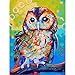 Produktbild DIY Diamant Malen nach Zahlen Gepard 5D Diamanten Strassstein Gemälde Bunte Eule 5D Diamond Painting Stickerei Kreuzstich Kits Supply Kunst Set Kinder Basteln Leinwand Wanddekor Aufkleber 30 x 40 cm