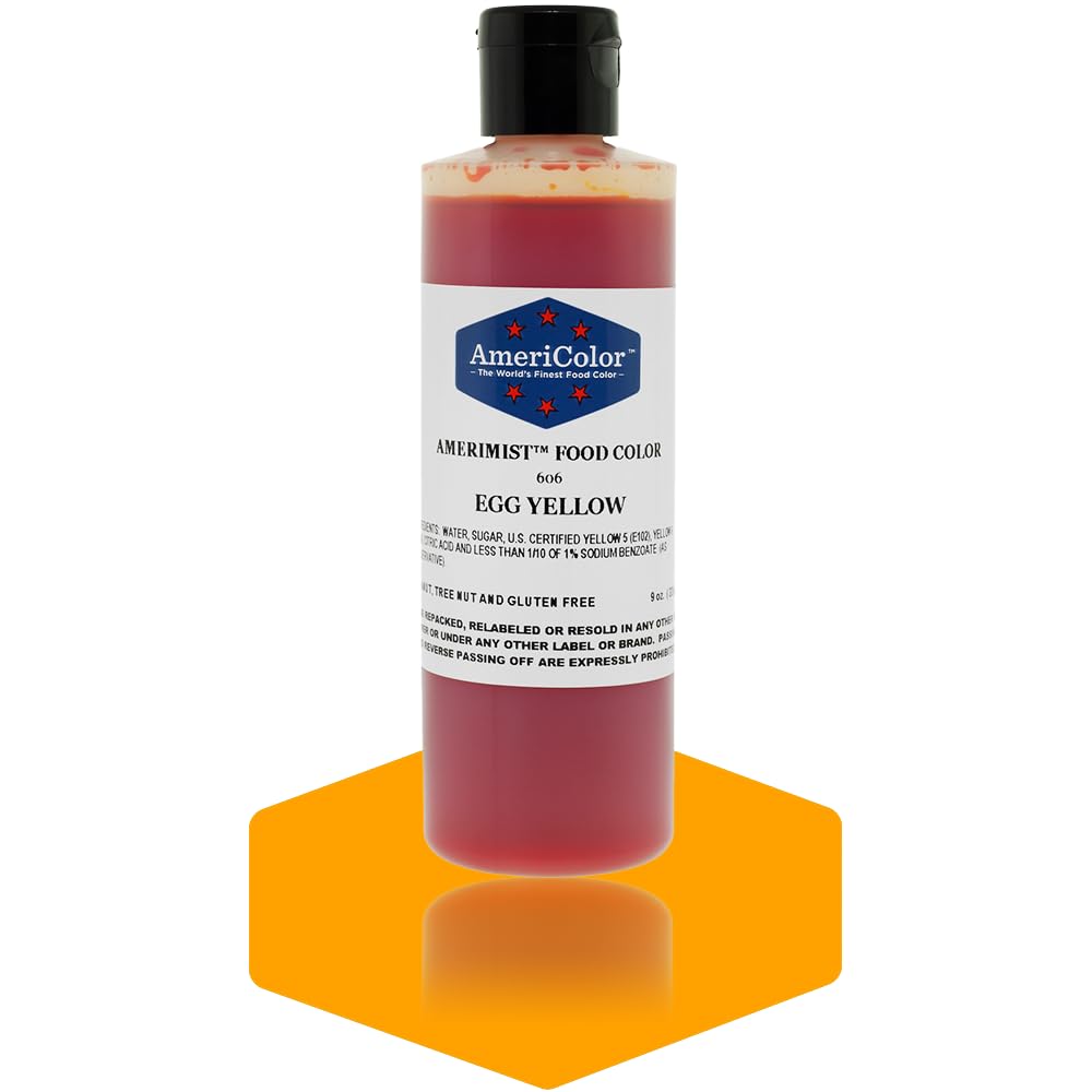 AmeriColor AmeriMist Egg Yellow Food Color, 9 oz