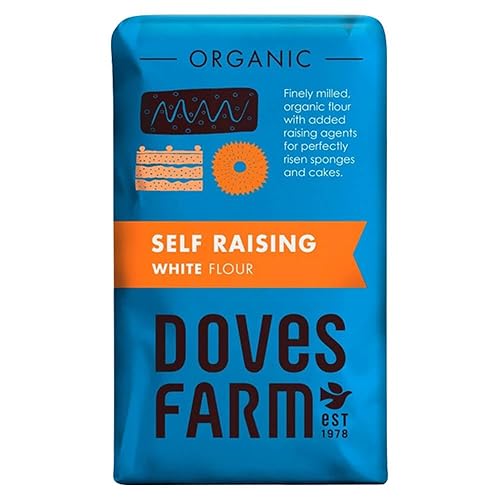 Doves Farm Harina blanca autocriante sin gluten de 2.2 lbs