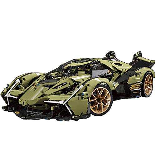 HYZH Technik Bausteine Auto Bausatz, 2527 Klemmbausteine 1:8 Technik Sportwagen Konstruktionsspielzeug Kompatibel mit… – Bild 3