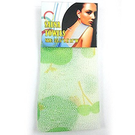 3 Pack Original Exfoliating Nylon Beauty Skin Cloth Shower Body Scrub Towel Wash