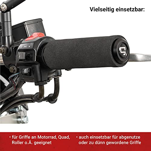 Louis Griffüberzieher Komfort, Griffüberzug 32-37 mm, für Heizgriffe Geeignet, Anti Vibration, Motorrad Lenkergriffe Schaumstoff… – Ansicht 4