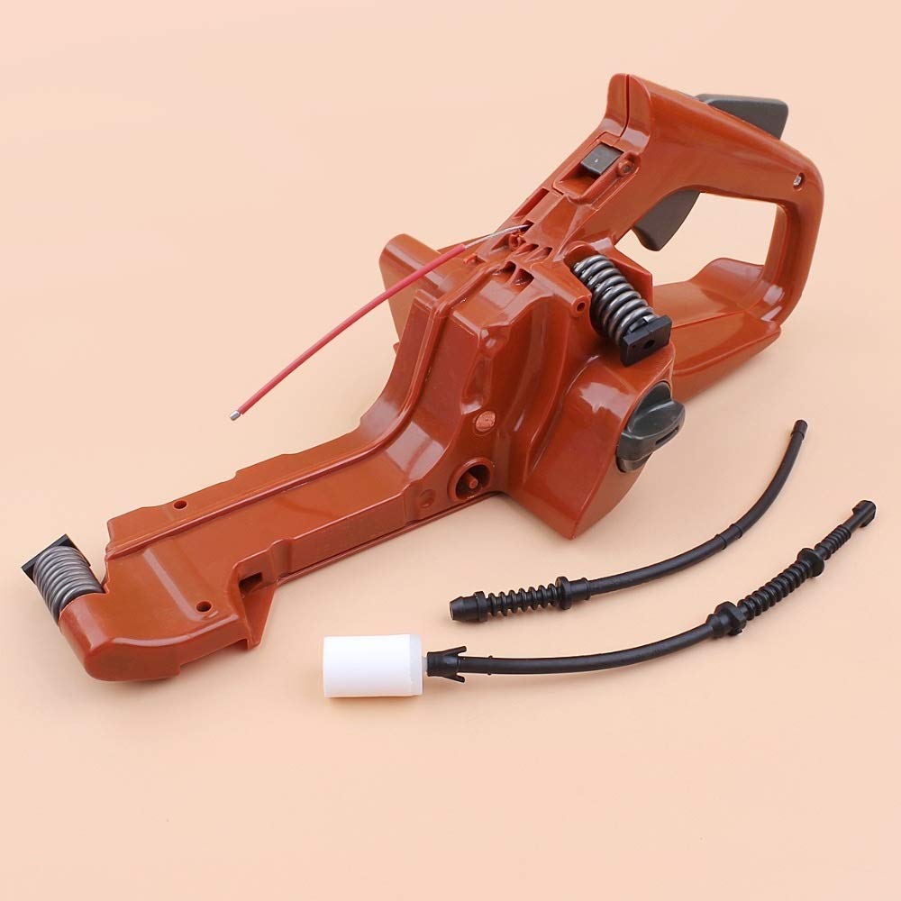 Kit de manija Trasera para Tanque de Combustible Compatible con motosierras de Gasolina 450 450E 445 445E de Repuesto 525862104, 525862101