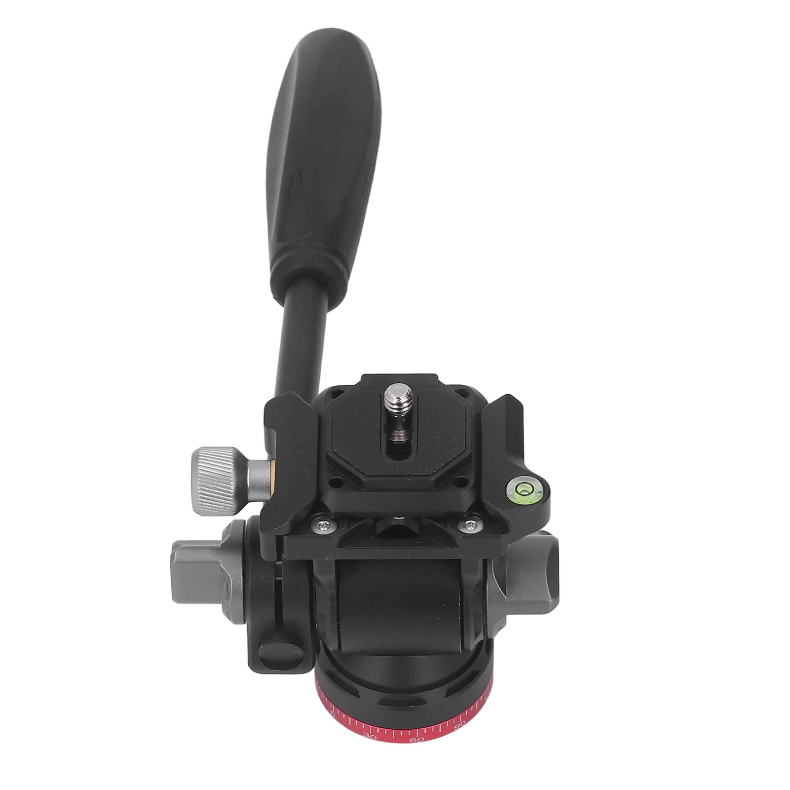Cabeza de trípode panorámica, Cabeza de Bola hidráulica para videografía con Fluido, Compatible con cámaras SLR y DSLR, rotación de 360 Grados, construcción en aleación de Aluminio