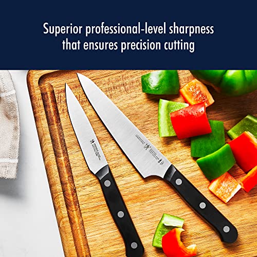 Image of HENCKELS Solution Razor-Sharp 2-Piece Compact Chef Knife Set, German Engineered Knife Informed by over 100 Years of Mastery, Black