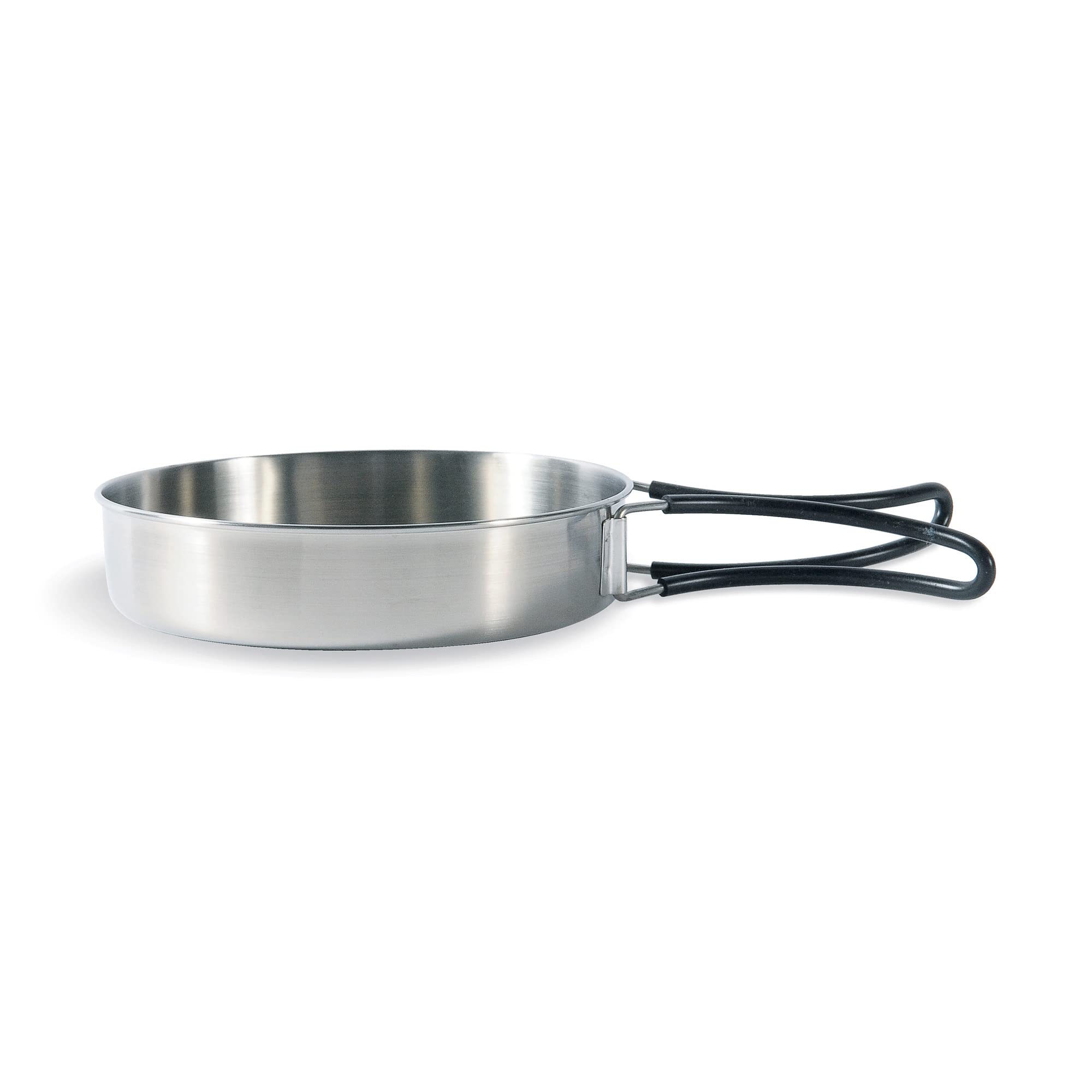 Tatonka Zestaw naczyń kempingowych Cookset Regular (5-częściowy) – naczynia ze stali nierdzewnej z patelnią i 2 garnkami z pokrywkami – w zestawie torba transportowa – nierdzewne, wolne od substancji