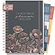 Häfft® Lehrer-Planer 2025/2026 A5 + Deluxe Poppy Hardcover Lehrerkalender, Schuljahresplaner mit Spiralbindung, Schulplaner - nachhaltig & klimafreundlich
