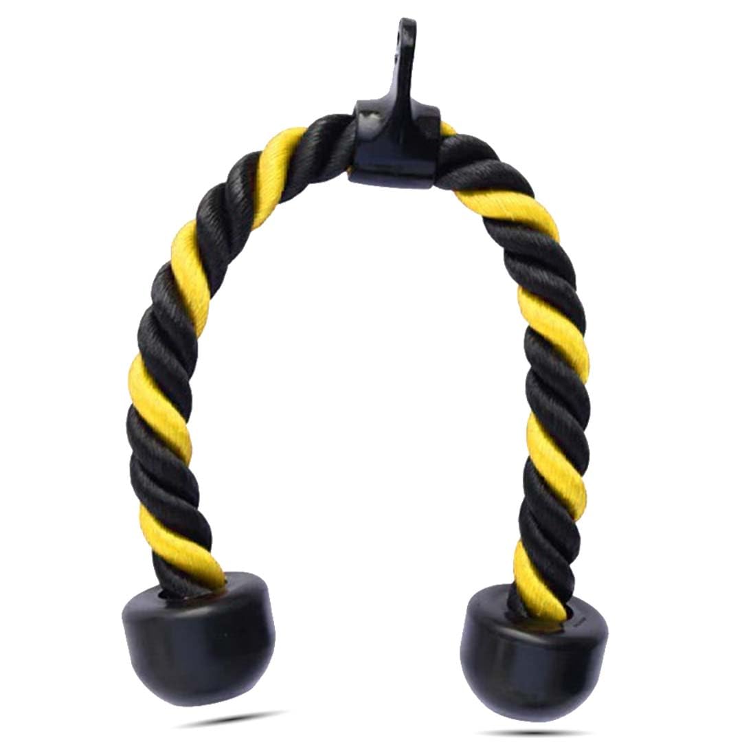 DE JURE FITNESS Gym Fitness Equipment Tricep Rope Strength Training Bodybuilding Exercise Machine Attachment (RED) (B0CD3MTG8P) Amazon Price History, Amazon Price Tracker