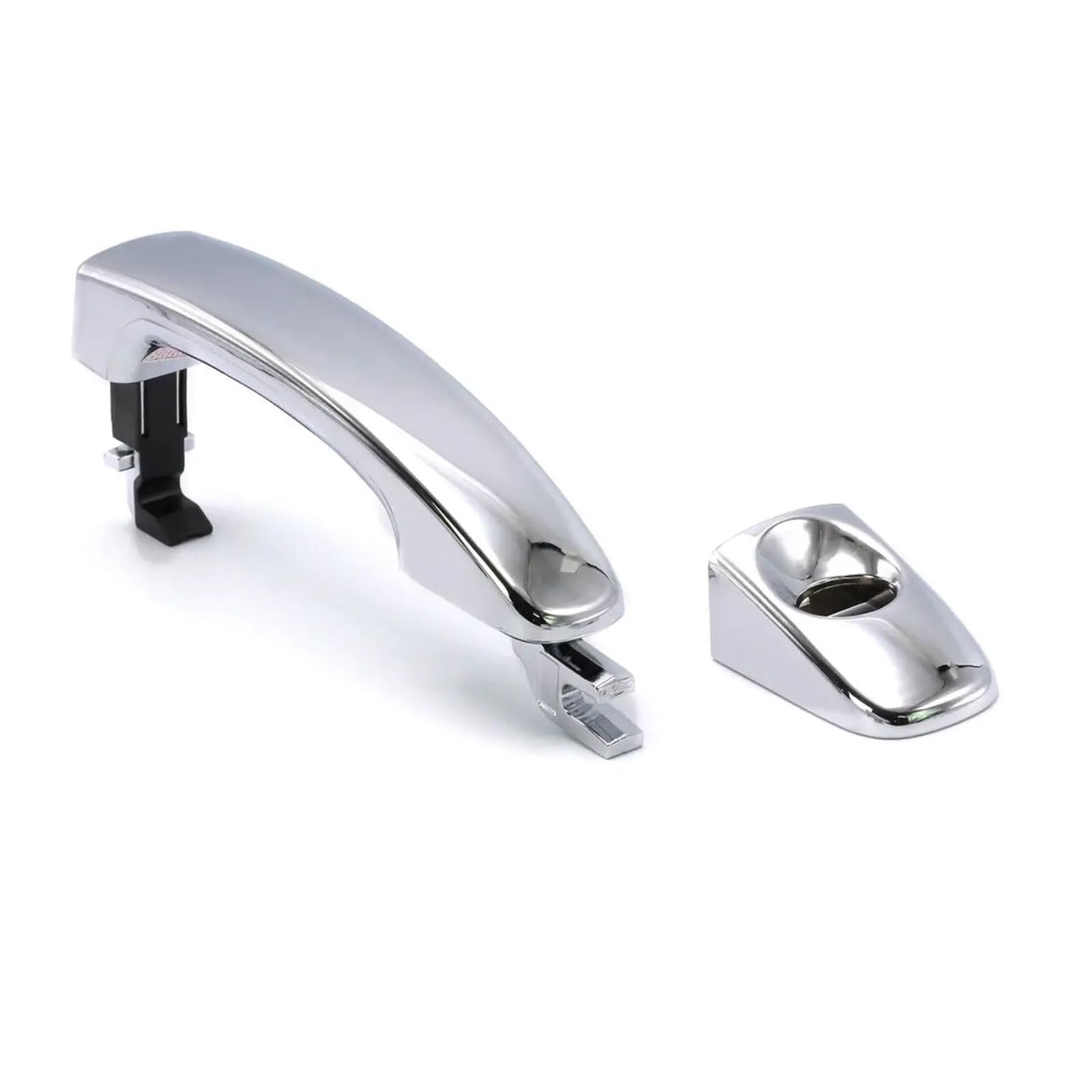 Wjwftcmk for Ranger for Everest 2012-2020 Outer Exterior Door Handle Chrome with Cap Left Handle(Handle with Key Hole)