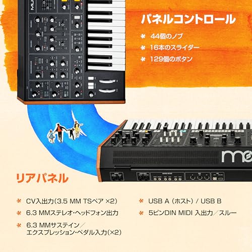 MOOG Muse 8ボイス・アナログ・バイティンブラル・ポリフォニック・シンセサイザー の商品画像 8