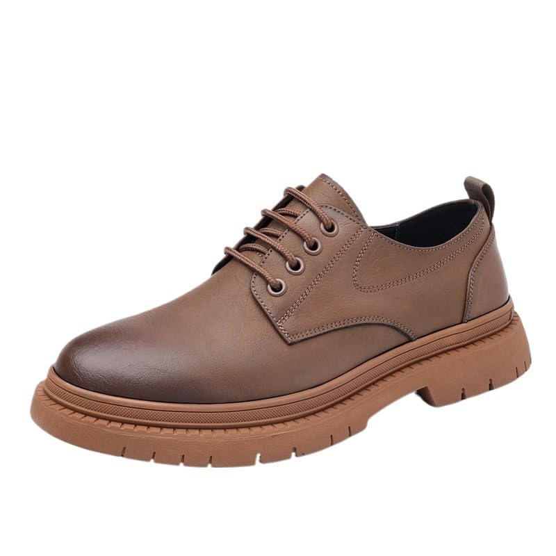 Men's Dress Oxford Formal Shoes Leather Business Shoes Genuine Derby Fashion Comfort Tuxedo Walking Shoes for Men