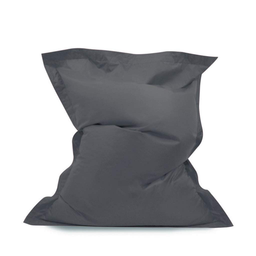 Funda de sofá cuadrada impermeable gris que evita manchas en el puff