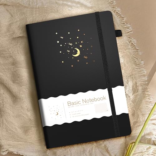 Cagie AM25014B-2B Lined Journal Notebook For Work, 196 Pages, 5.7 Inch X 8.3", Hardcover Notebook Journals For Writing Women Men Note Taking Diary thumb #1