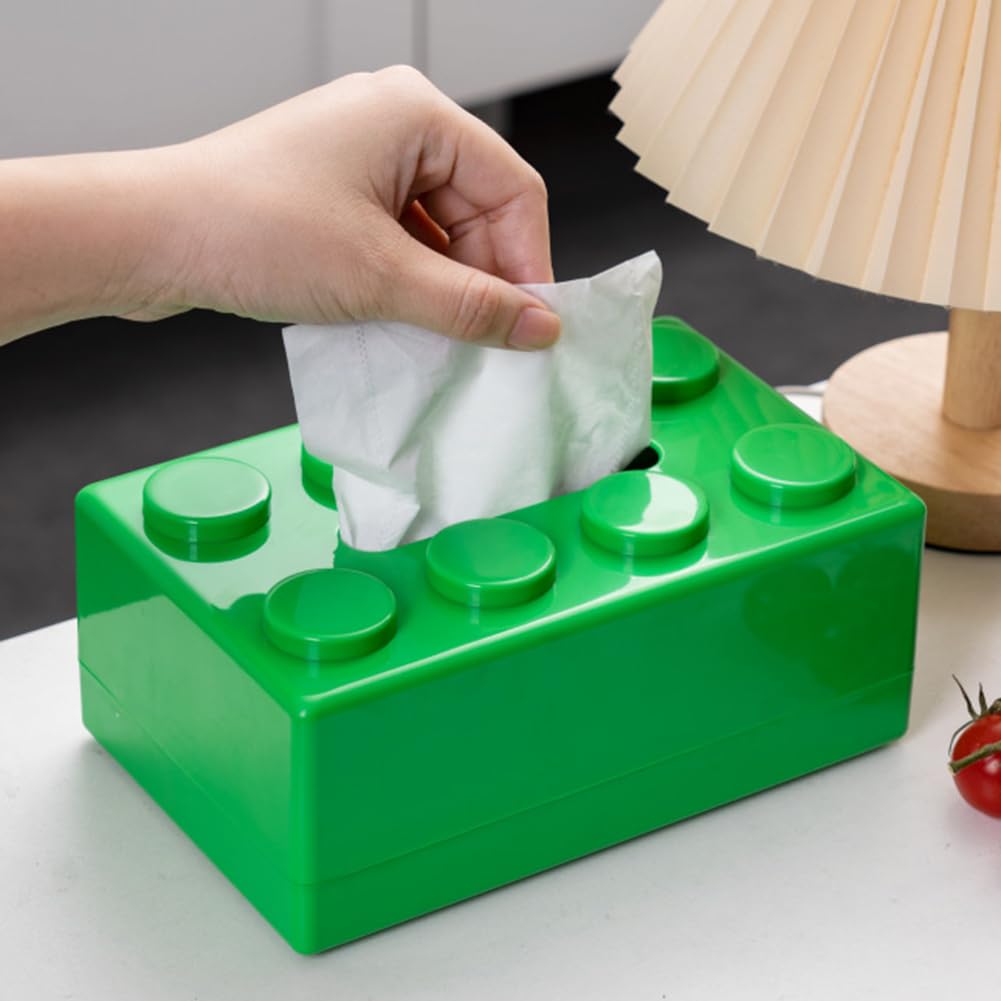 Taschentuchbox-Abdeckung Bauklotz Design - Kreativer Tissue-Spender Für Zuhause
