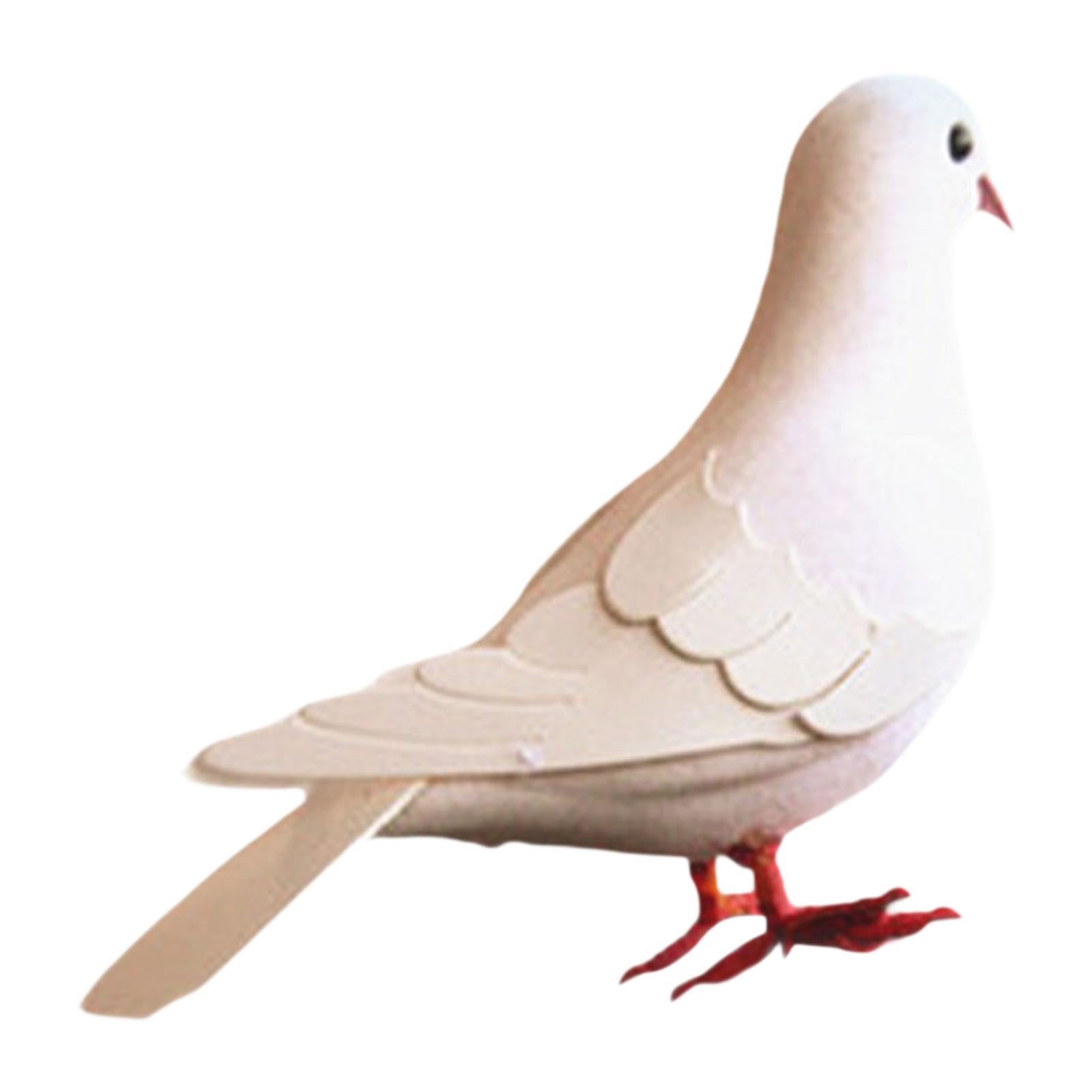 Simulation Foam Pigeon Model Shelf Crafts Educational Wedding Realistic Dove White-image-8