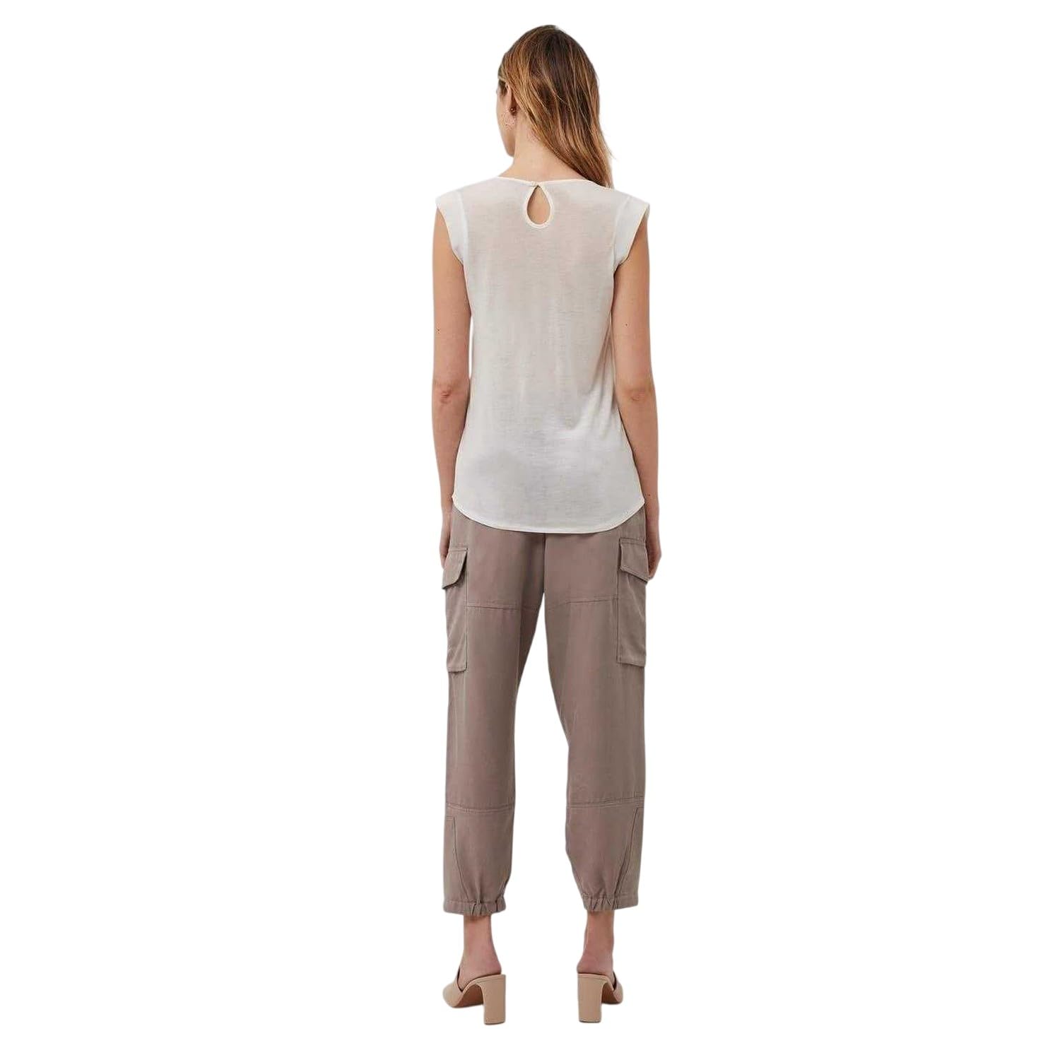 French Connection Damen Top Classic Polly Plains Capped