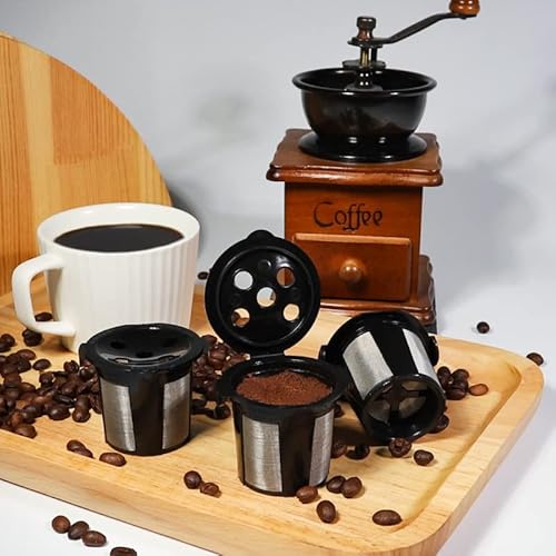 Delibru Reusable K Cups For Keurig Supreme And K Supreme Plus Coffee Pods Filter - Pack Of 4 - Refillable K Cups For Keurig Supreme Plus Coffee Maker - K Cups Reusable Pod Keurig Supreme Accessories #TOP4