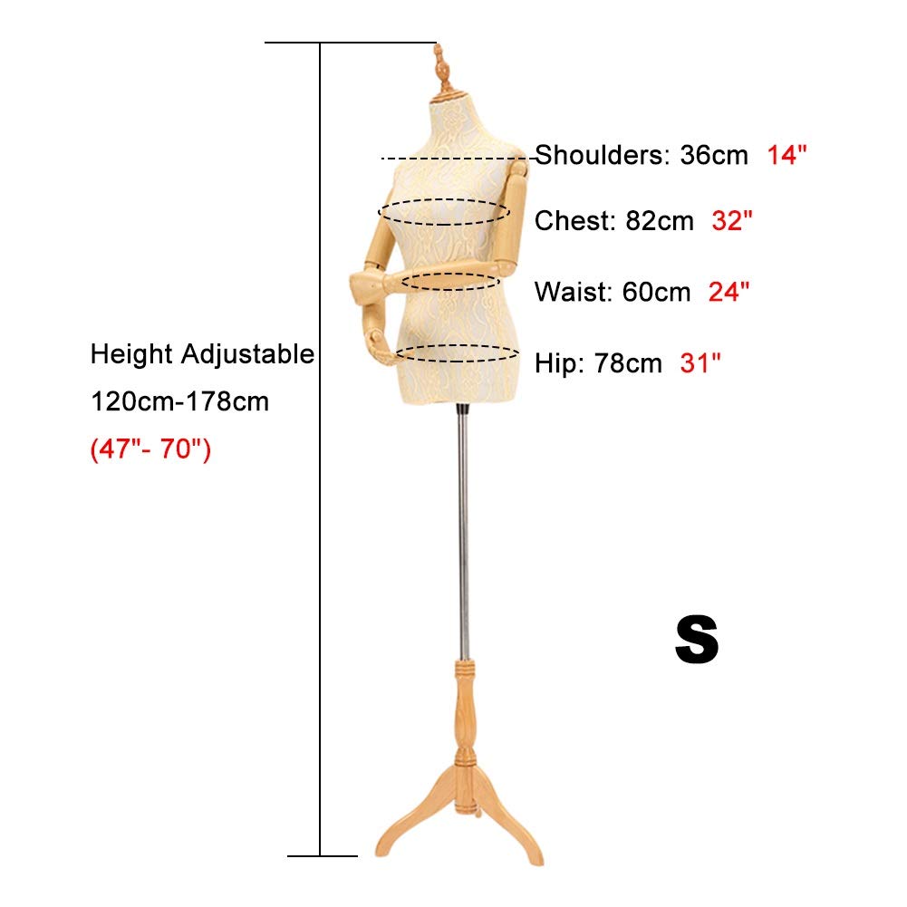 Femme Mannequin Robe Forme, Réglable Hauteur Modele France