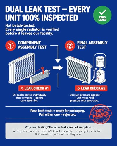 Image of RAYTEN 1726 Radiator Fit for Ford Ranger 1995 1996 1997 2.3 L4