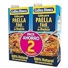 GALLINA BLANCA - Caldo Para Paella Fácil de Marisco, Pack Ahorro 2L