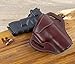 Relentless Tactical The Ultimate Leather Gun Holster | OWB | Made in USA | Fits Glock 17/19/19X/22/26/43/43X/45, Taurus G3C, S&W M&P Shield, H&K VP9 & Similar Handguns