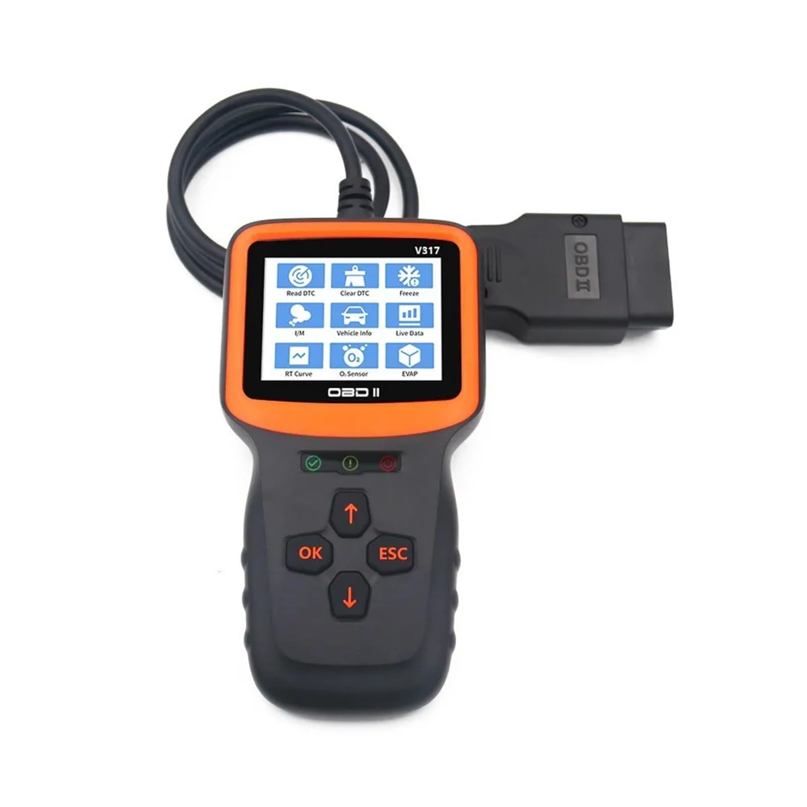 Lettore di Codici diagnostici for Scanner OBD2 V317 Strumento diagnostico OBDII for Auto Rilevatore guasti al Motore for Accessori for