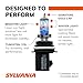 SYLVANIA - 9007 SilverStar Ultra - High Performance Halogen Headlight Bulb, High Beam, Low Beam and Fog Replacement Bulb, Brightest Downroad with Whiter Light, Tri-Band Technology (Contains 2 Bulbs)