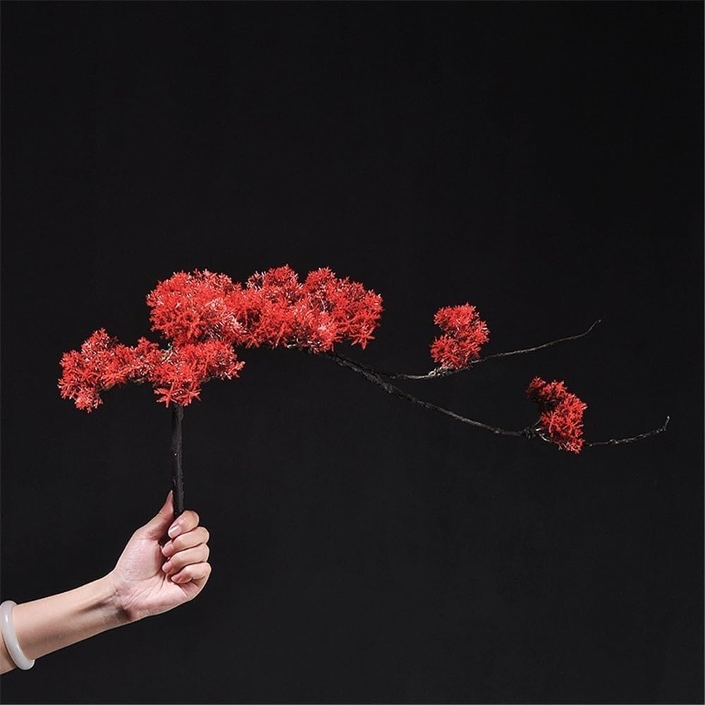 Artificielle Bonsaï Simulation de pin de beauté avec Arrangement de Pot Noir for la Maison, Le Salon, Les Plantes en Pot, Le Bureau Plante Artificielles