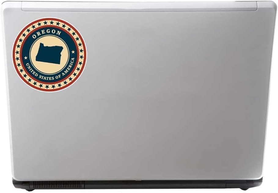 2 x 30cm/300mm Oregon USA Vinyl Sticker Decal Laptop Car Travel Luggage Label Tag #9441